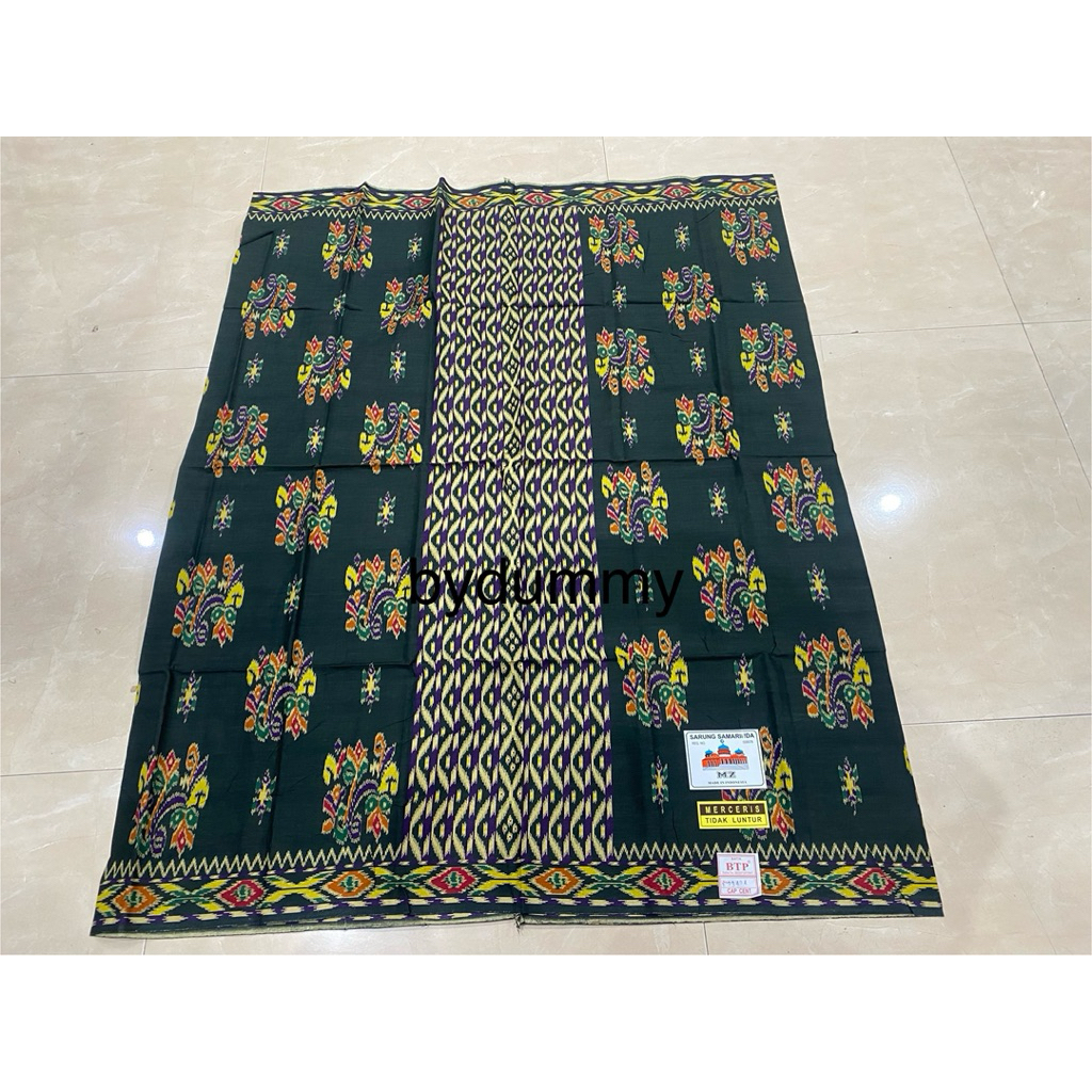 Sarung Laki dewasa merk MZ motif lamiri warna hijau tua grosir murah