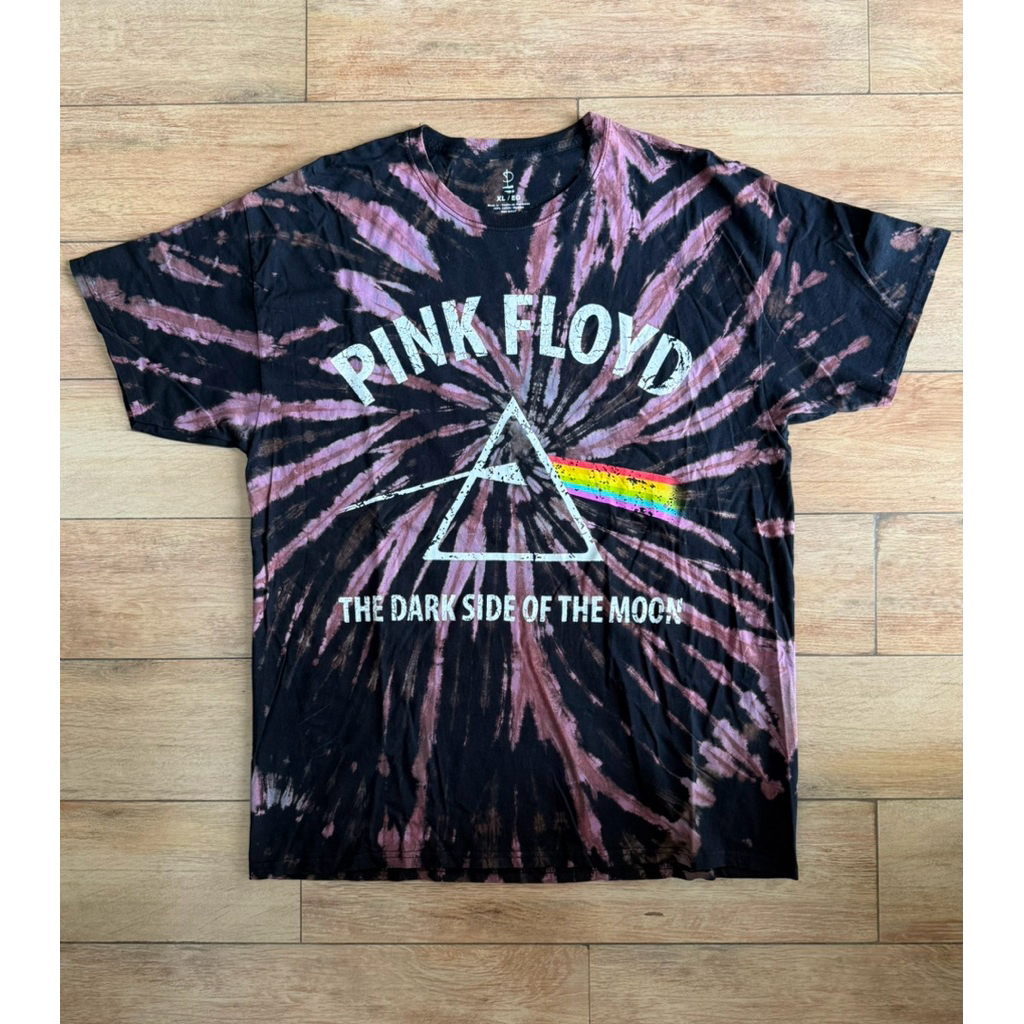 T-Shirt Band Pink Floyd Tie Dye Size XL
