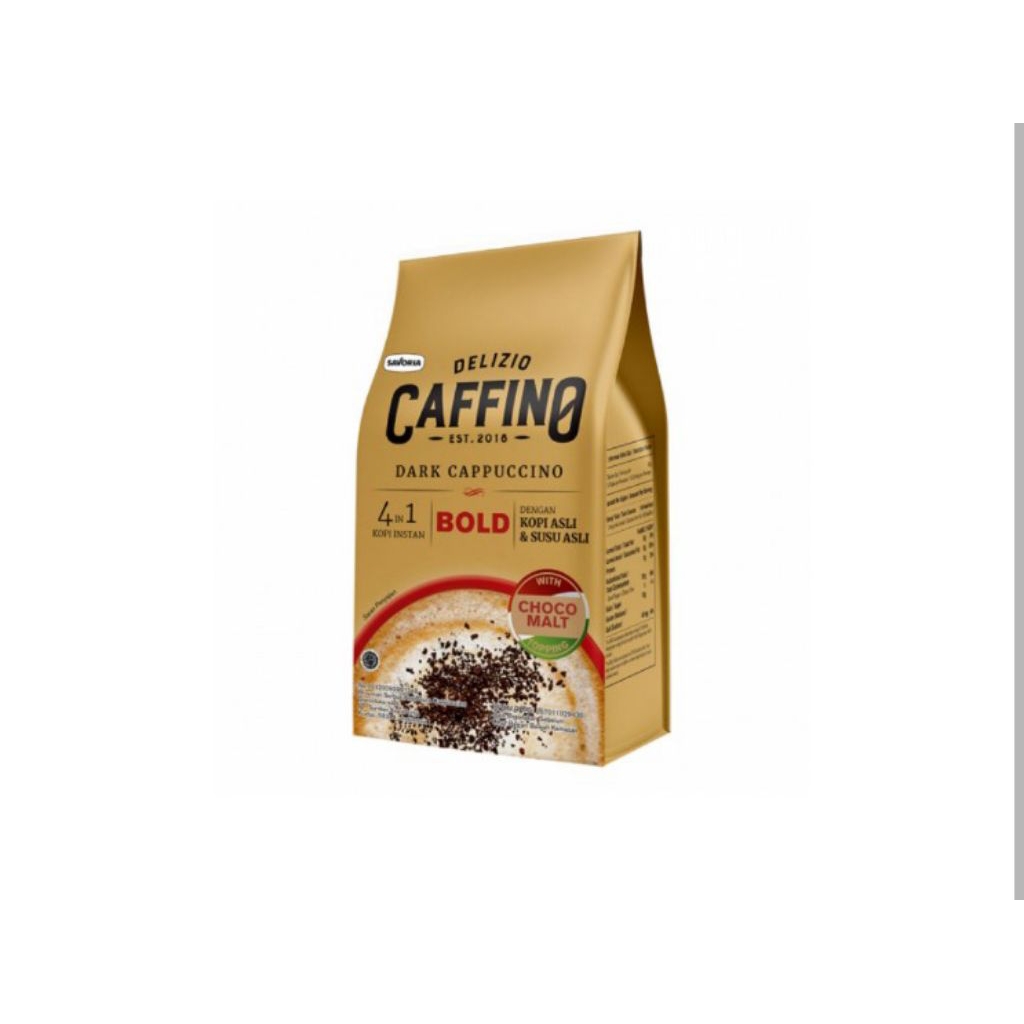 

Caffino Kopi Instan 4 in 1 Dark Cappuccino 6 x 25g