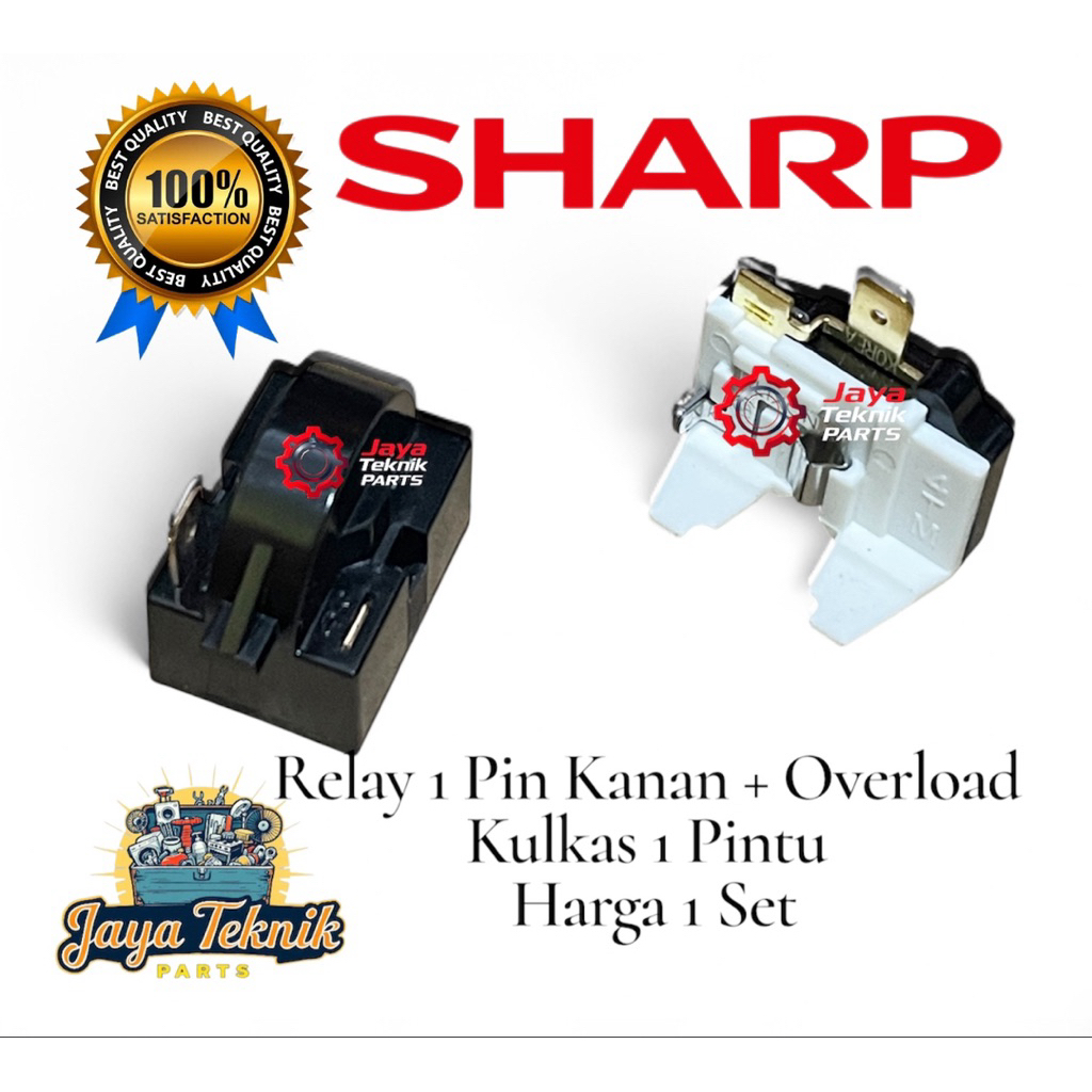 Set Relay Ptc Overload Kulkas Sharp 1 Pintu / Overload Kulkas Sharp Satu Pintu