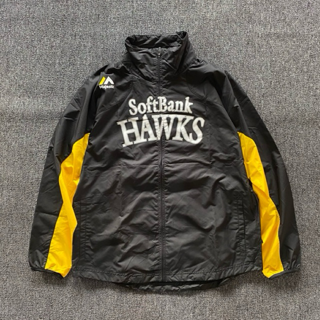 JACKET SOFTBANK HAWKS MAJESTIC WINDBREAKERS