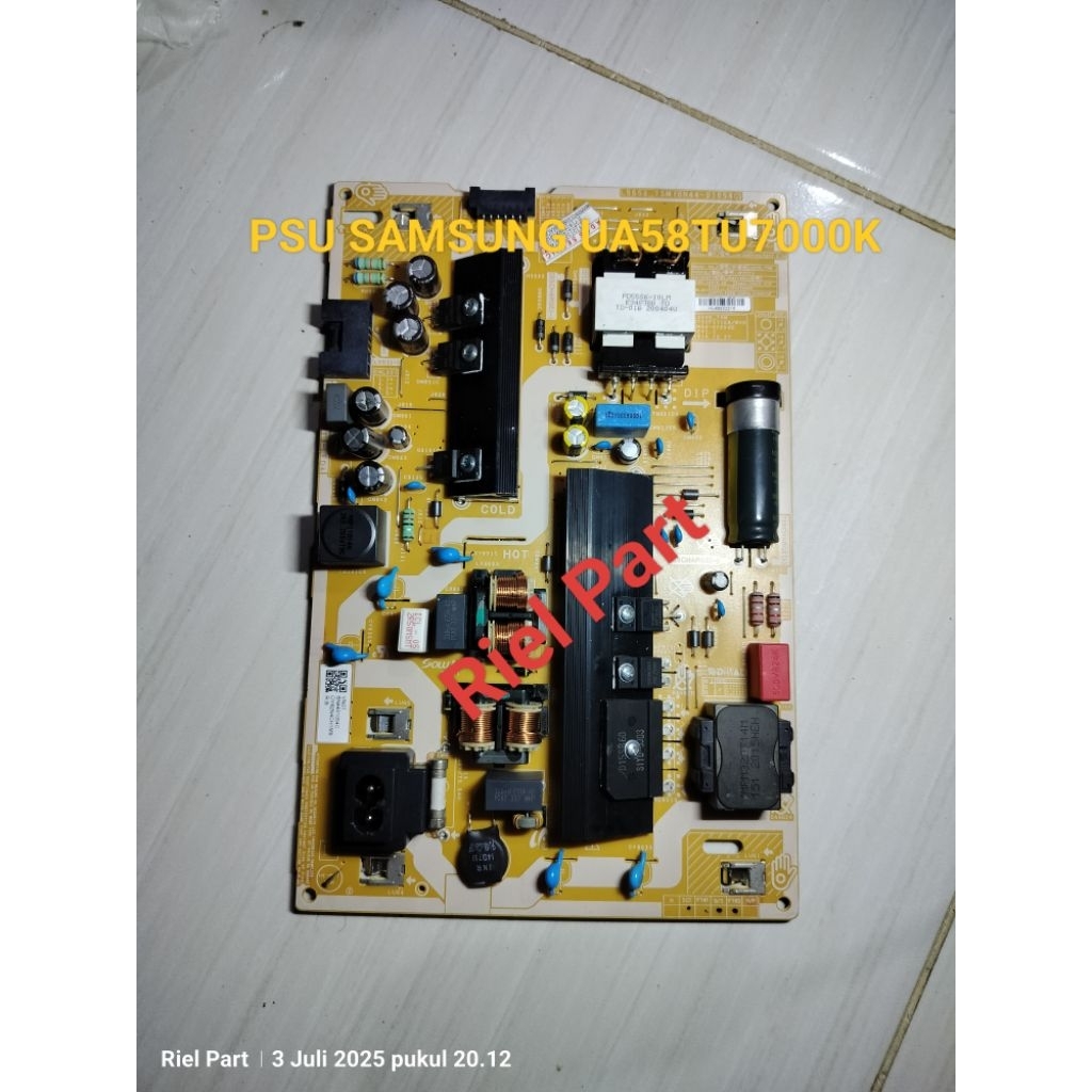 PSU - POWER SUPPLY - REGULATOR TV LED SMART SAMSUNG UA58TU7000K - UA58TU7000 - 58TU7000