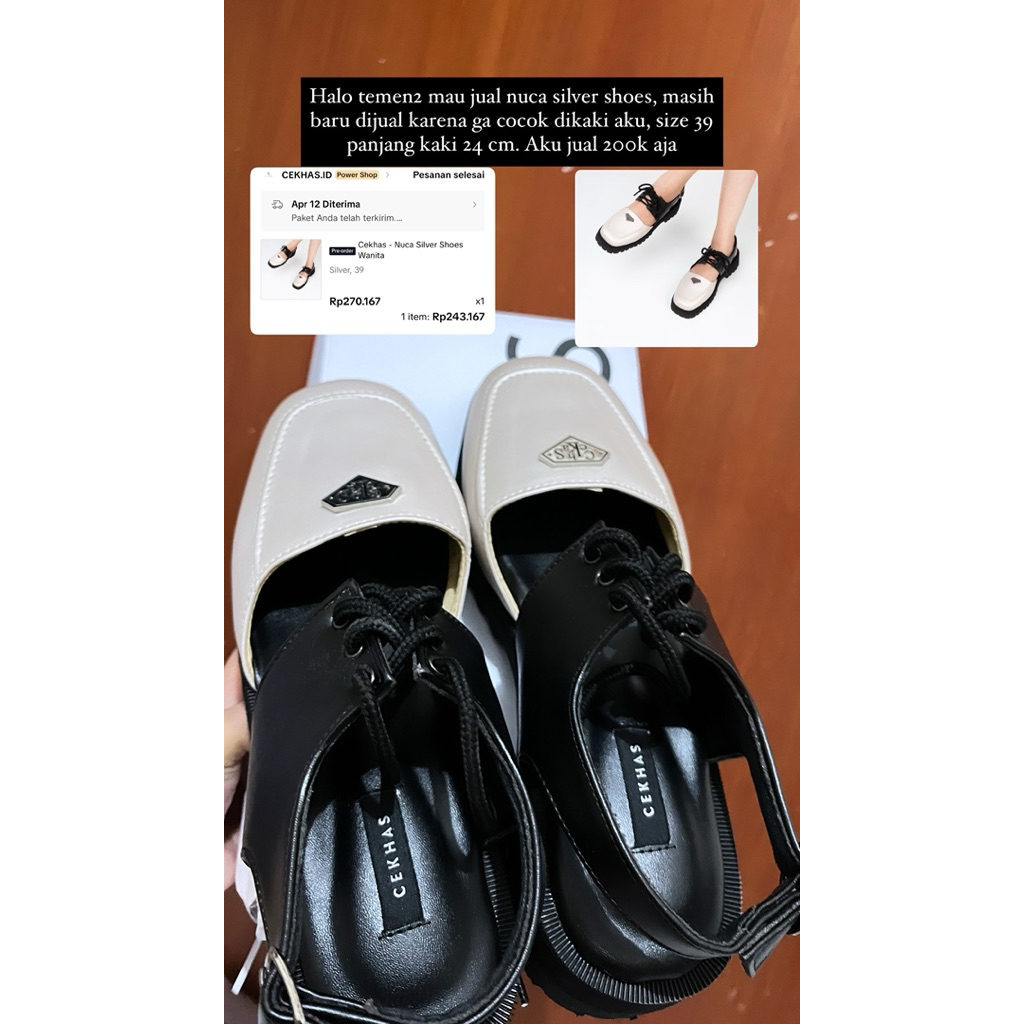 CEKHAS-nuca silver shoes