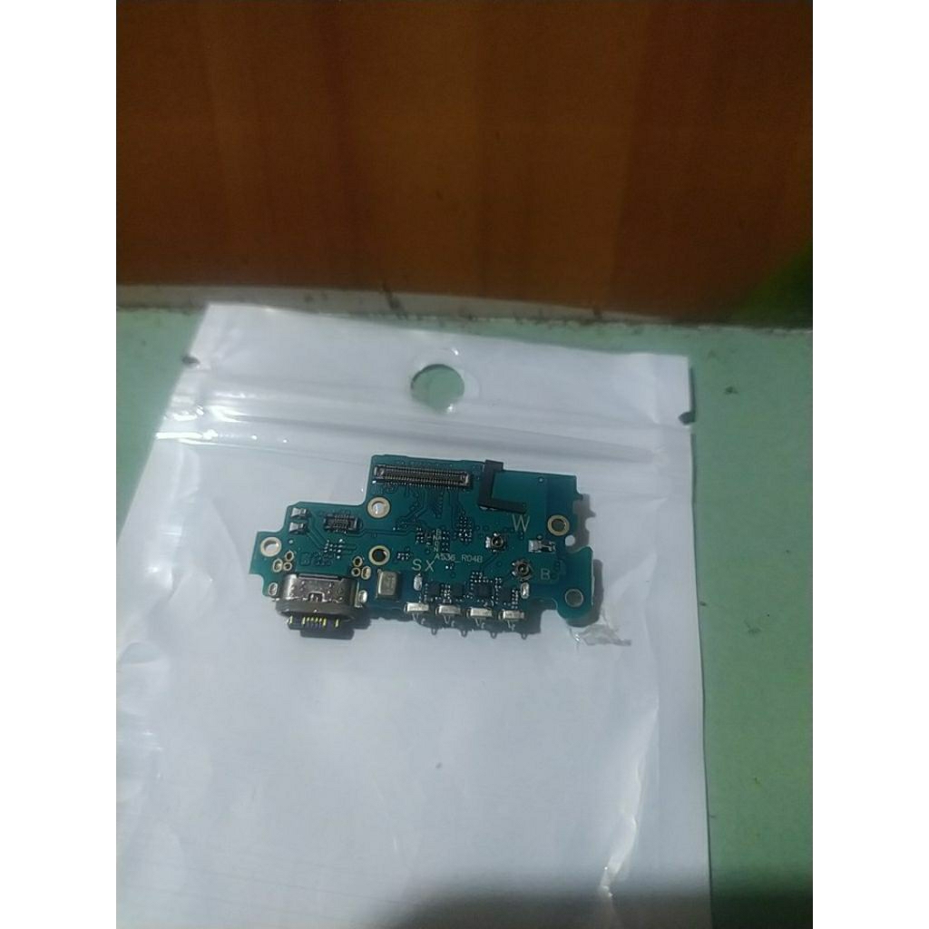 papan konektor /Conector charger Samsung A53 copotan original
