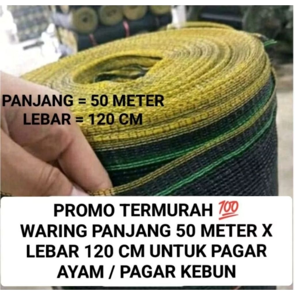 PROMO WARING HITAM± 50×120 cap jangkar