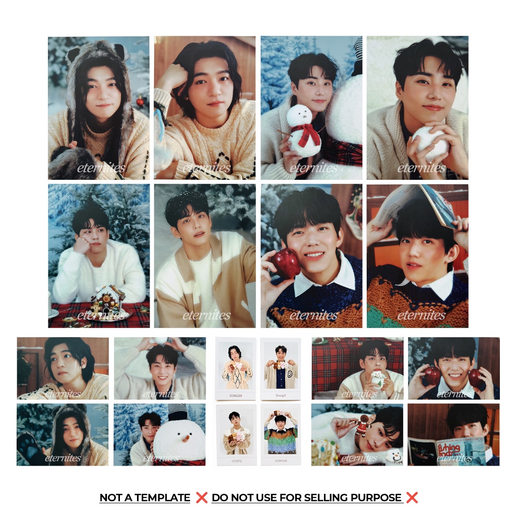 [ READY STOCK / OFFICIAL ] DAY6 2024 THE PRESENT PHOTO PRESENT SET POSTER MESSAGE CARD POLAROID POLA