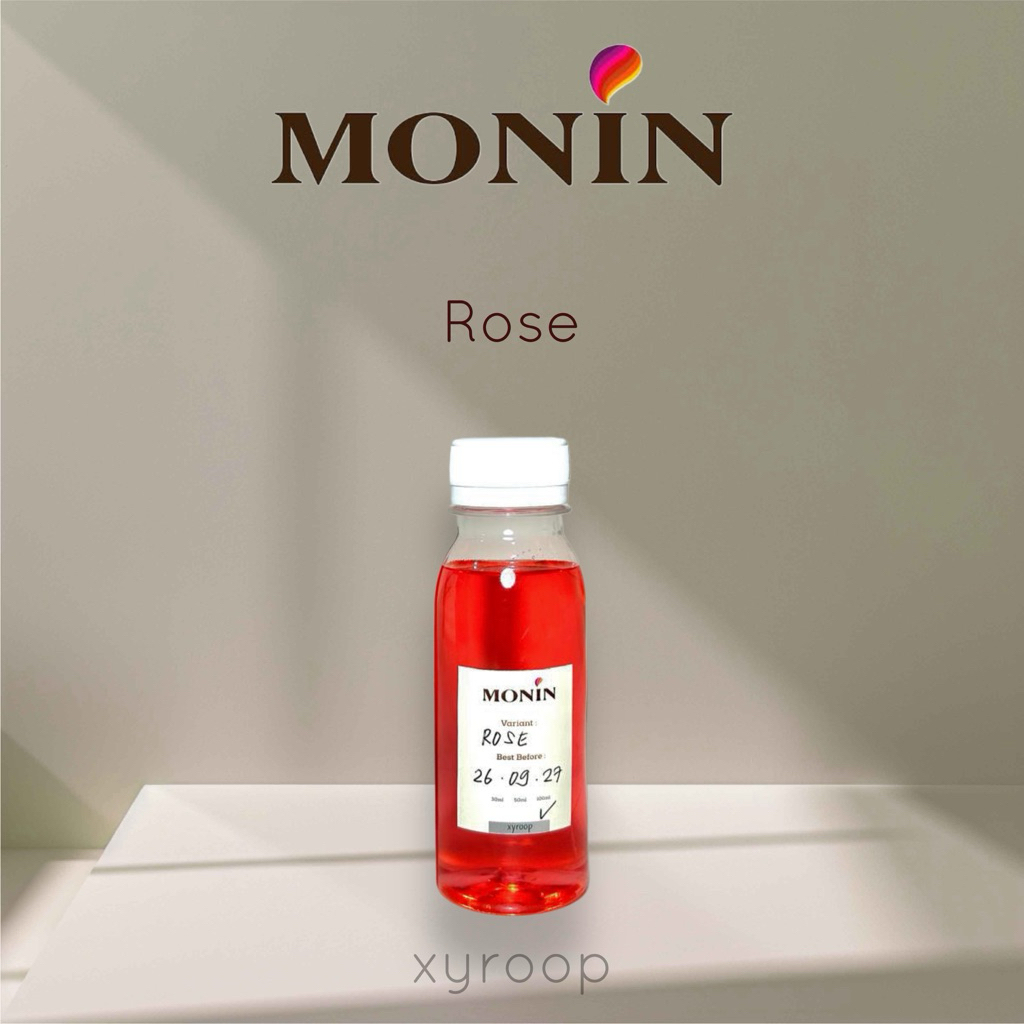 

Monin Syrup Repack Rose Coffee Sirup 30ml 50ml 100ml