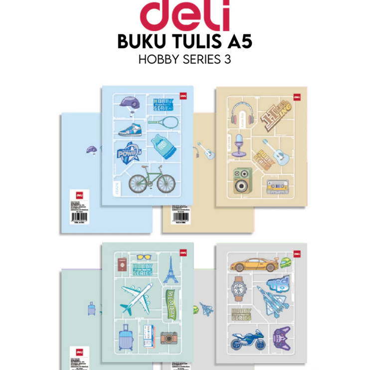 

BUKU TULIS / BUKU TULIS DELI / BUKU TULIS A5 DELI NA558 ISI 58 LEMBAR