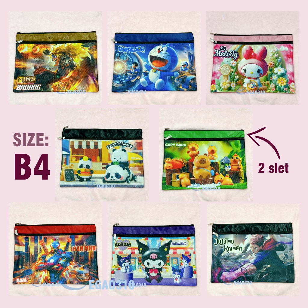 

Map Folder Dokumen B4 kain + 2 Seleting