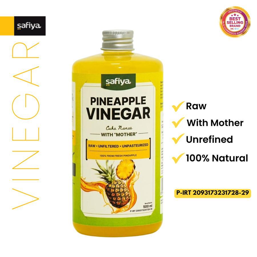 

Safiya Cuka Nanas 500 ML With Mother Pineapple Vinegar 100% Asli SnackRia