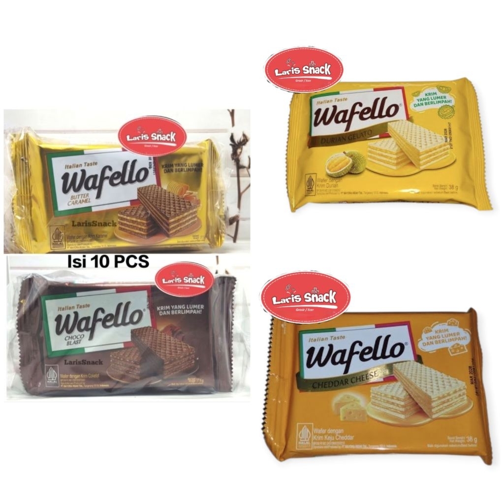 

Roma Wafello Italian Wafer All Varian 37,5gr (isi 10pcs)
