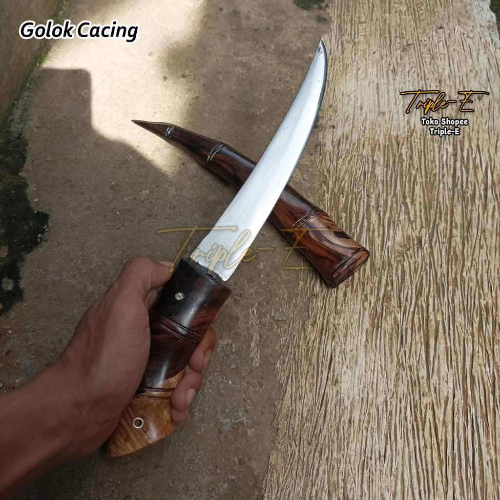 Pisau Sembelih Zambia Tribal 30cm Kayu Sonokeling