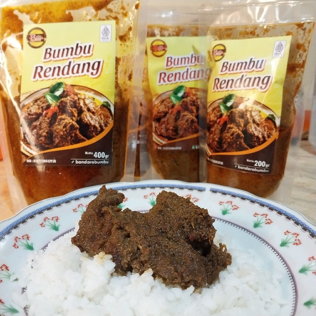 

Bumbu Rendang | 400 gr untuk 1 sd 1 1/2 kg daging sapi