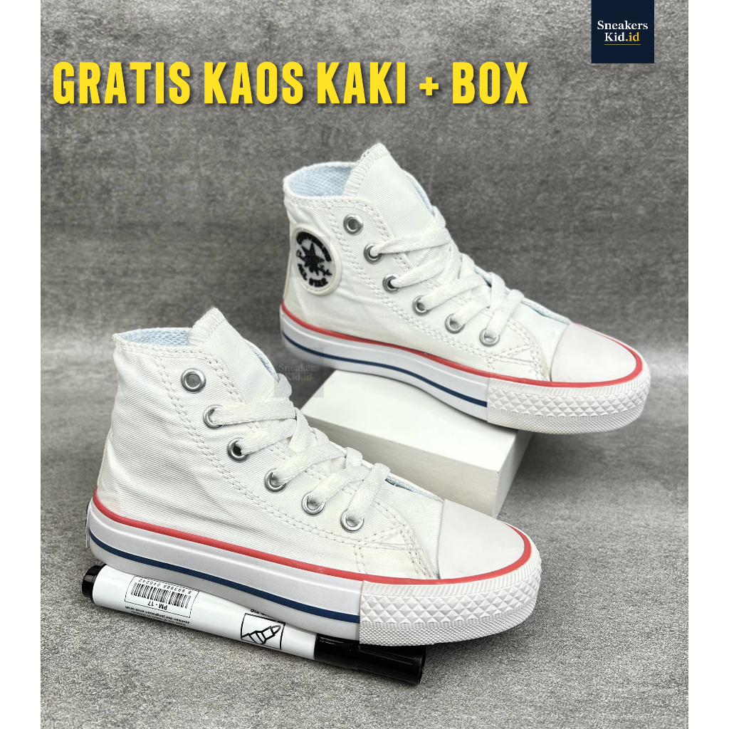 Sepatu Anak Converse Francis Laki-Laki Perempuan Usia 1-10 Tahun - SneakersKid.id