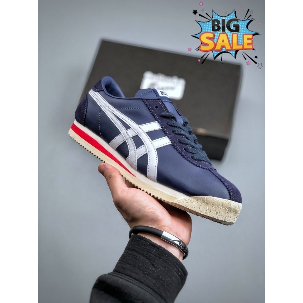 Onitsuka Tiger Corsair Navy White Sol Red
