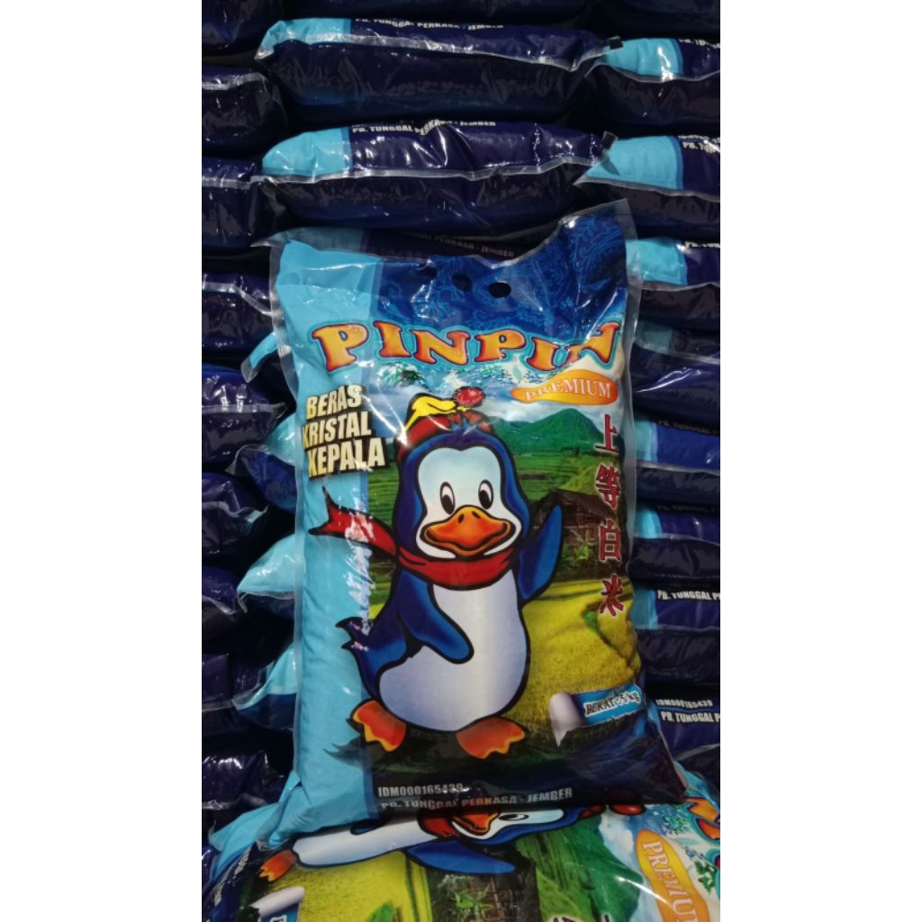 

beras pin-pin kemasan 5kgan(tidak PO langsung kirim)