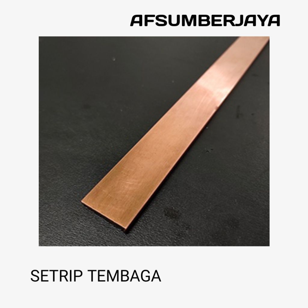 Plat strip tembaga tebal 10mm x 40mm | plat strip busbar