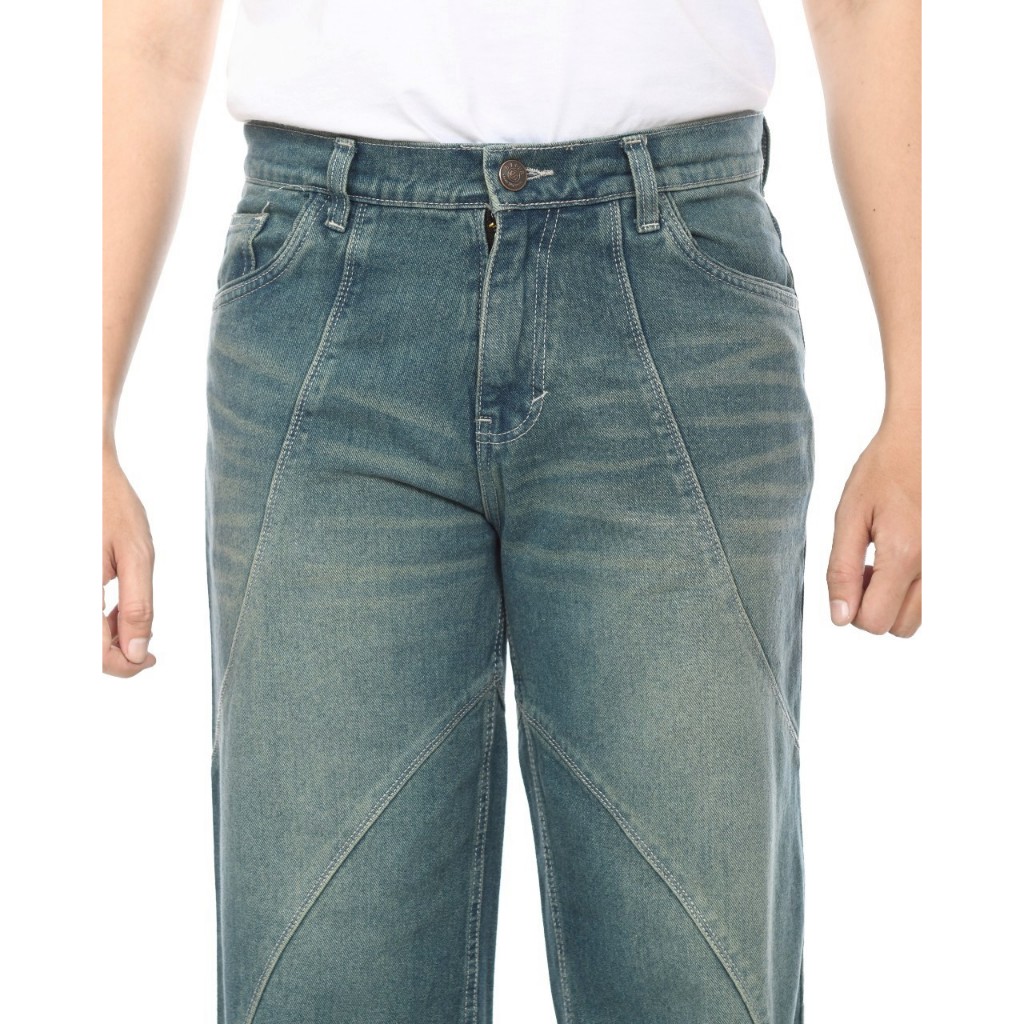 EFYP Celana Loose Baggy Denim Pants | Celana Panjang Baggy Pria/Wanita Jumbo 27-34