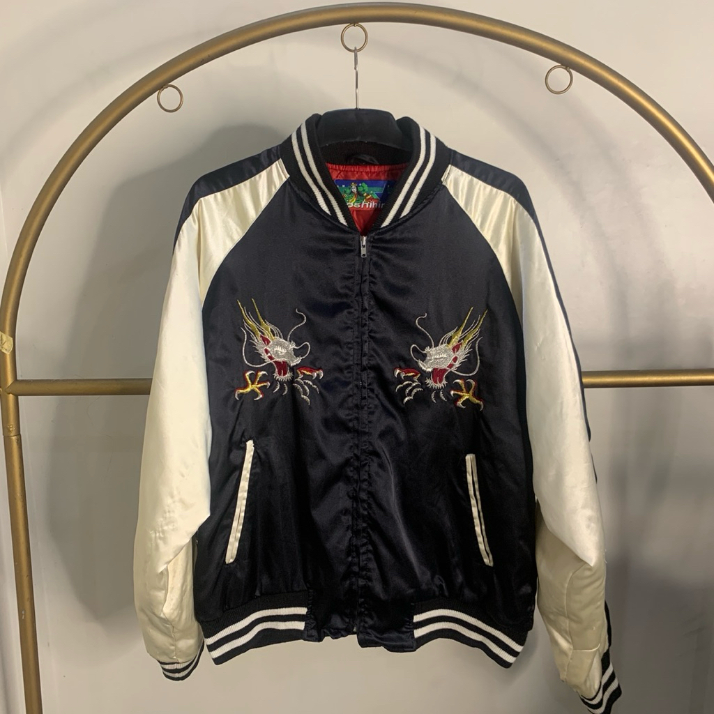 Vintage yokosuka sukajan japan dragon jacket