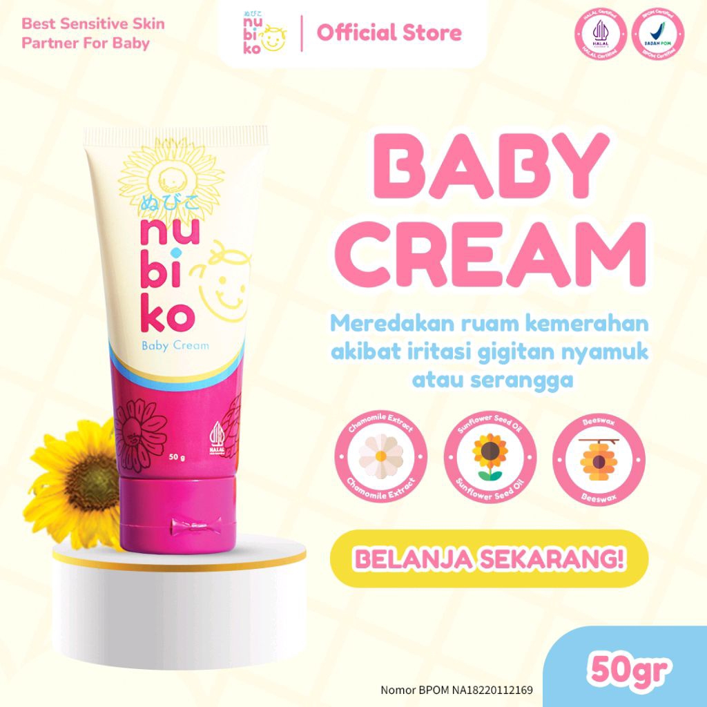 Nubiko Baby Cream Menghilangkan Bekas luka Pada Anak Dengan Cepat