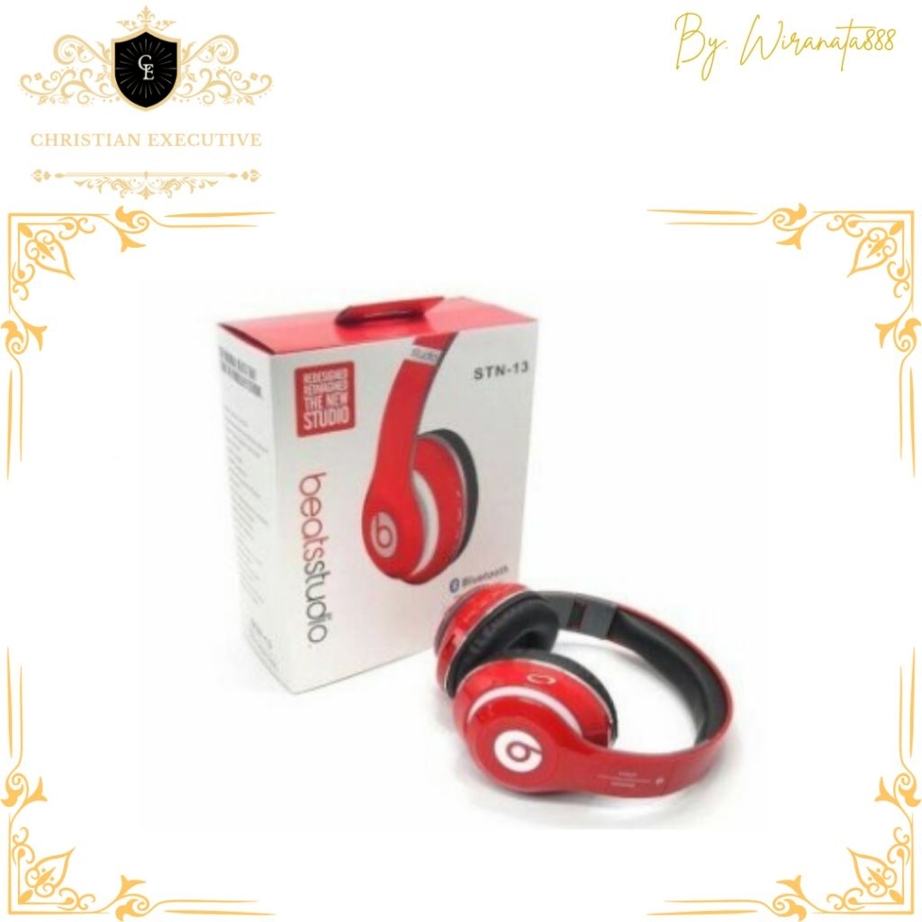 Headset bluetooth bando monster riginal nirkabel stereo