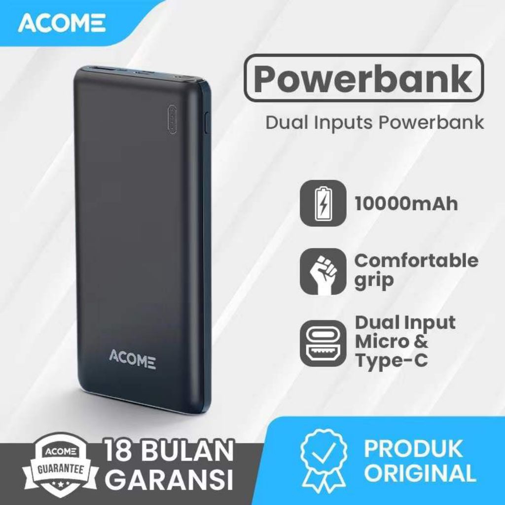 MURAH Powerbank fastcharging Acome 10000mah