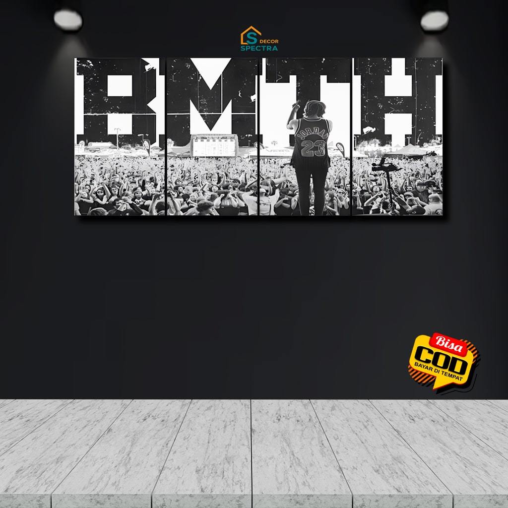 SPECTRA 1 SET HIASAN DINDING KAMAR POSTER BAND/MUSIK BMTH