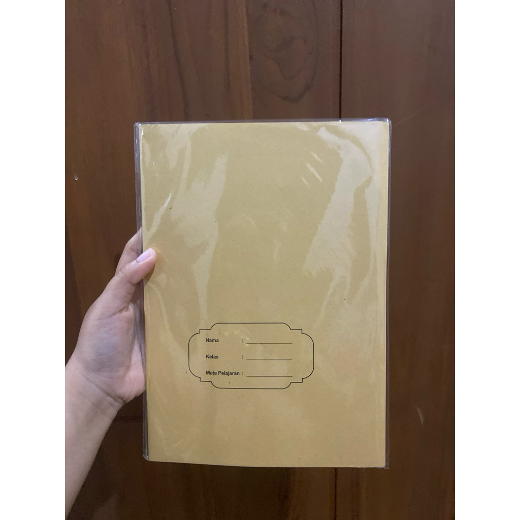 

Sampul buku coklat TEBAL, ukuran kwarto, SIDU 38 dan 58. ISI 20pcs