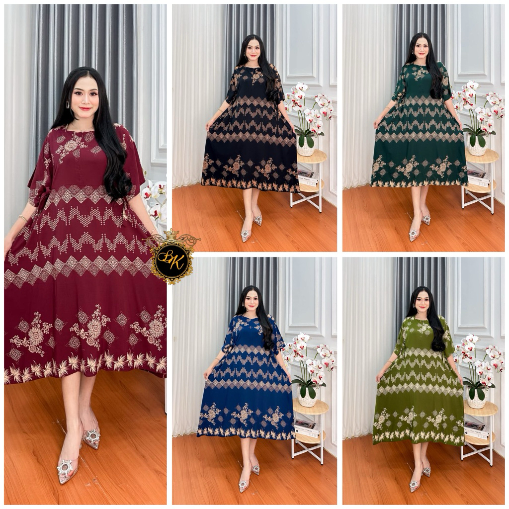Daster Jumbo Ld 140| Daster Terbaru Jumbo| Dress Jumbo Ld 140