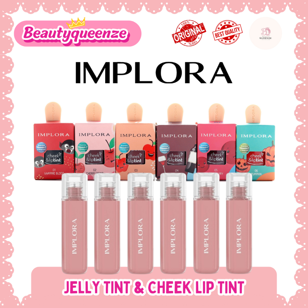 IMPLORA Lip Tint Jelly Tint, Cheek & Lip Tint | Lip Tint