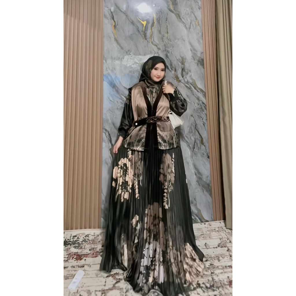 ALQIBLAT SET GAMIS TERBARU