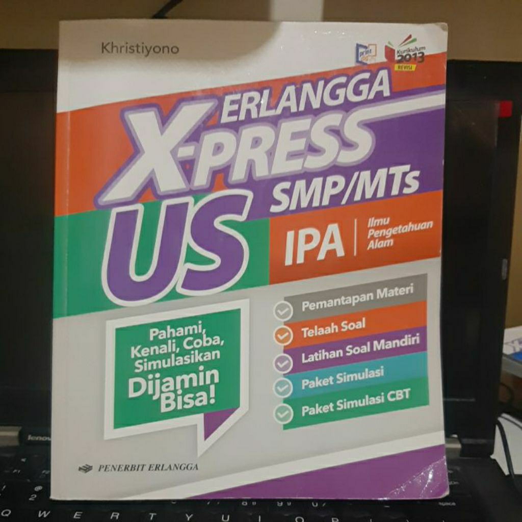Preloved Buku Erlangga X-Press US IPA SMP/MTS
