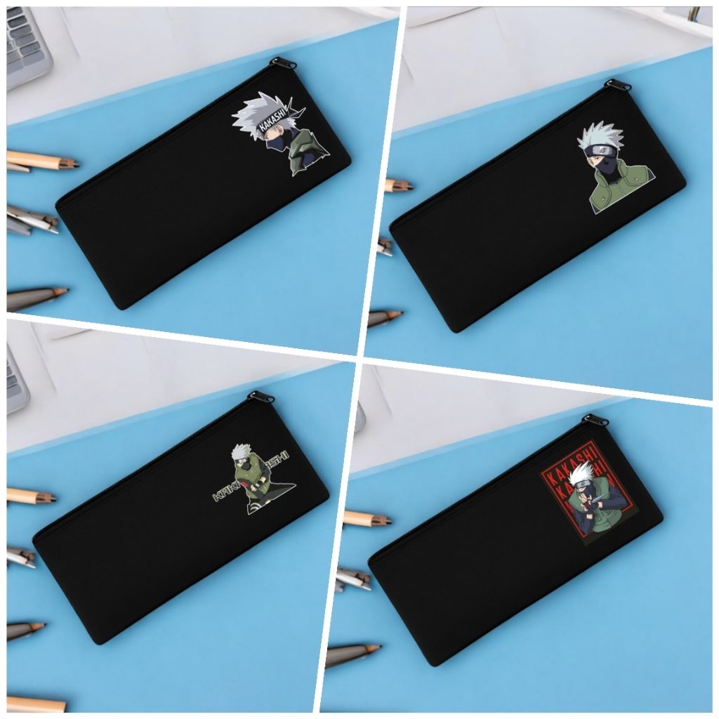 

Pouch Tempat Pensil Karakter Anime Naruto Kakashi Hatake Pensil Case Stationery
