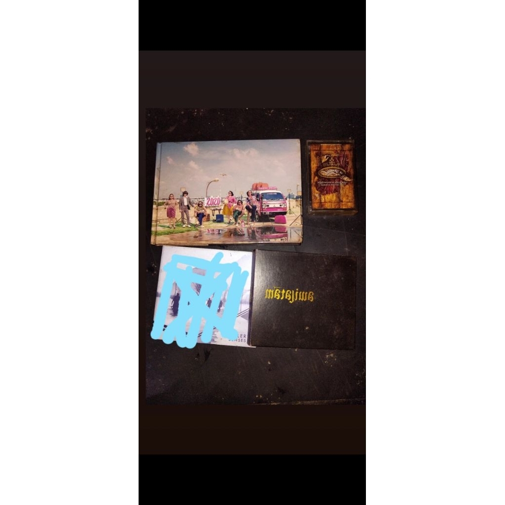 cd white shoes and the couple company 2020 boxset , cd matajiwa 1 ,cd scaller senses, kaset the smas