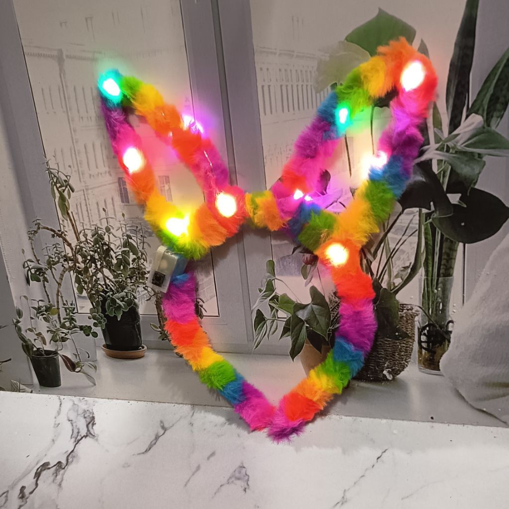 Bando Rainbow LED/ bando kelinci