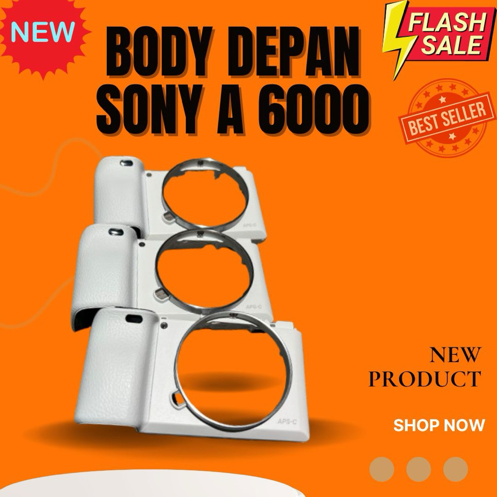 Body Cover Sony a6000 Putih Lengkap baru