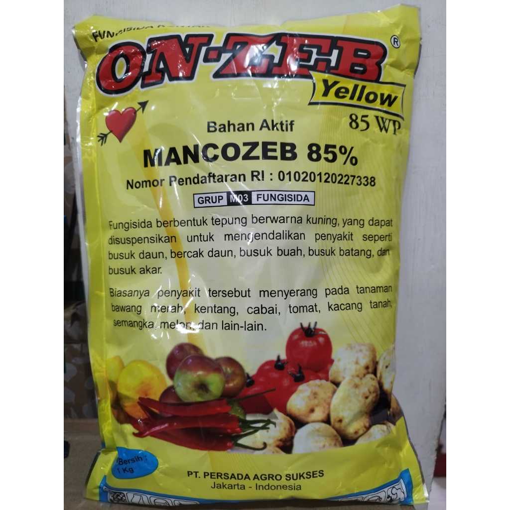 

ON-ZEB KUNING 85 WP 1Kg FUNGISIDA KONTAK