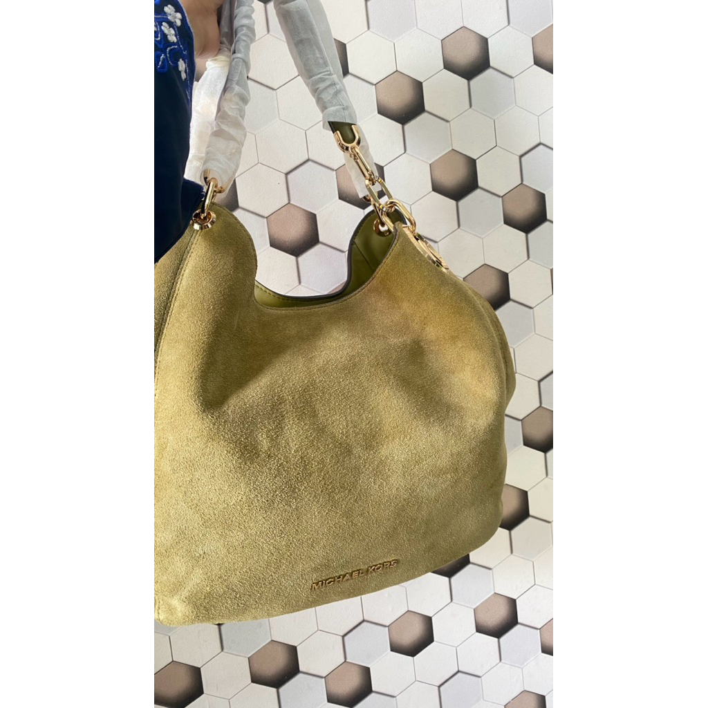 MK lilie shoulder suede