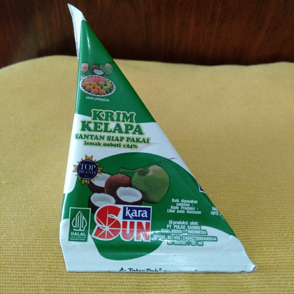 

santan kara kemasan 65ml, Budling 2 pcs