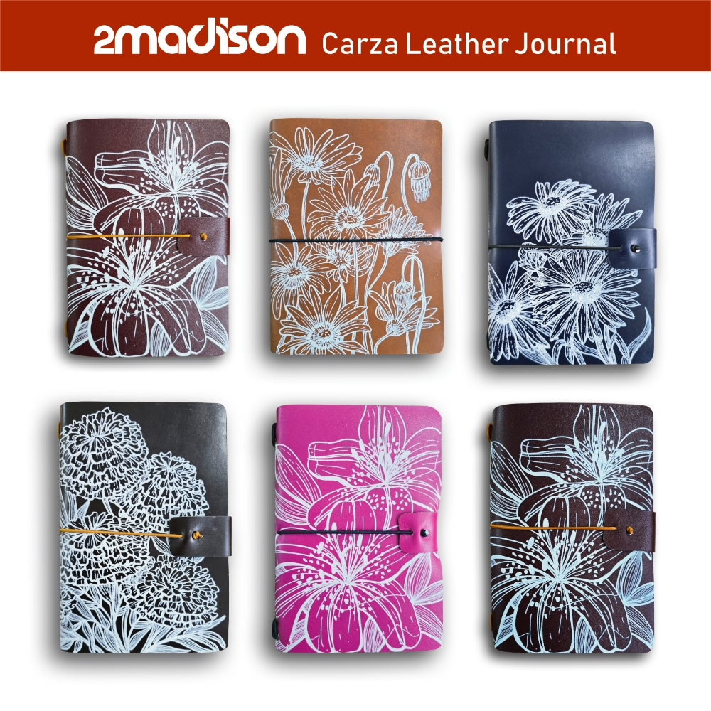 

2Madison Carza Leather Journal Collection / Buku Catatan