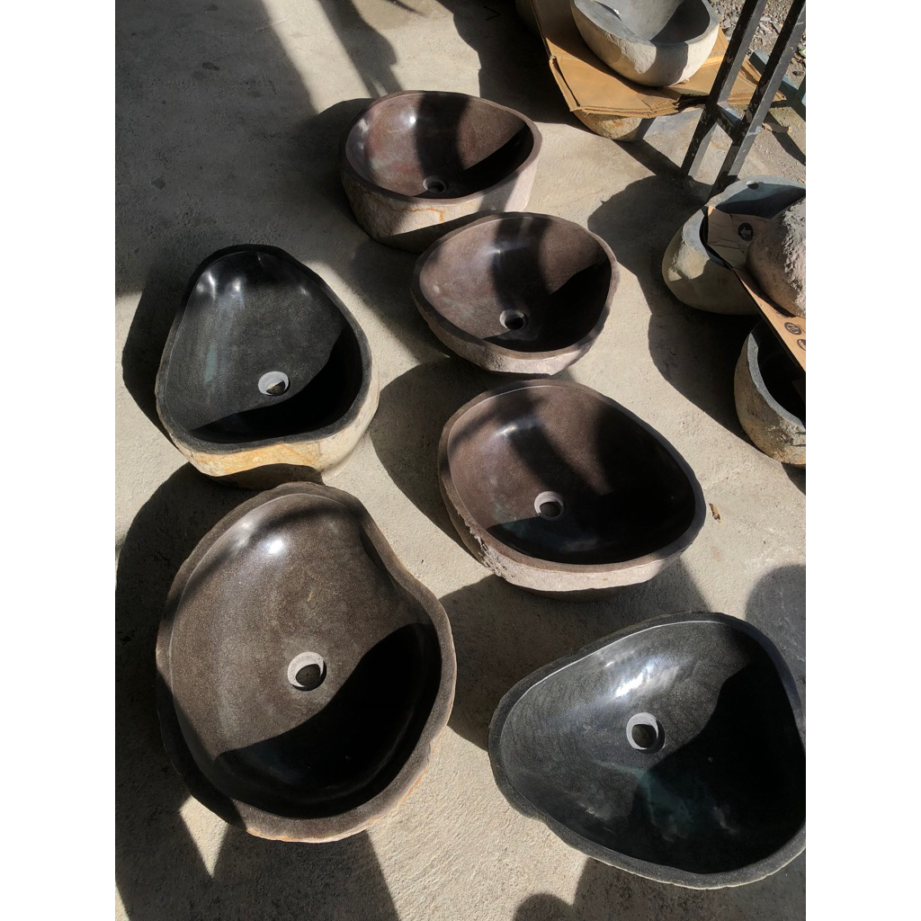 Washtafel Batu alam / Washtafel Batu kali / Washtafel Batu Sungai