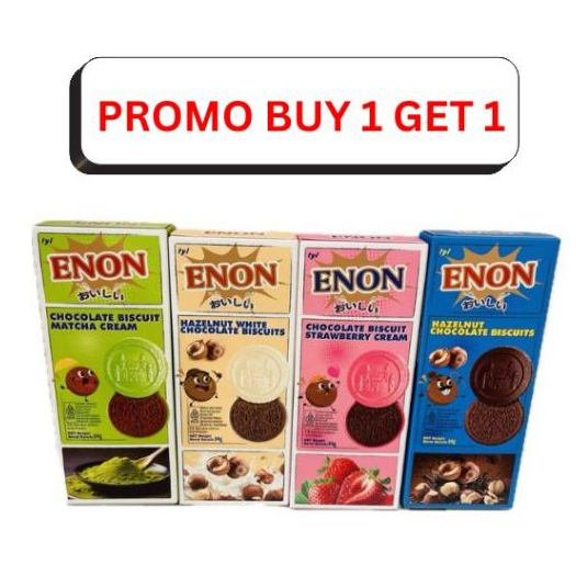 

BUY 1 GET 1 Enon Chcolate Matca White Choco Strawberry 84g