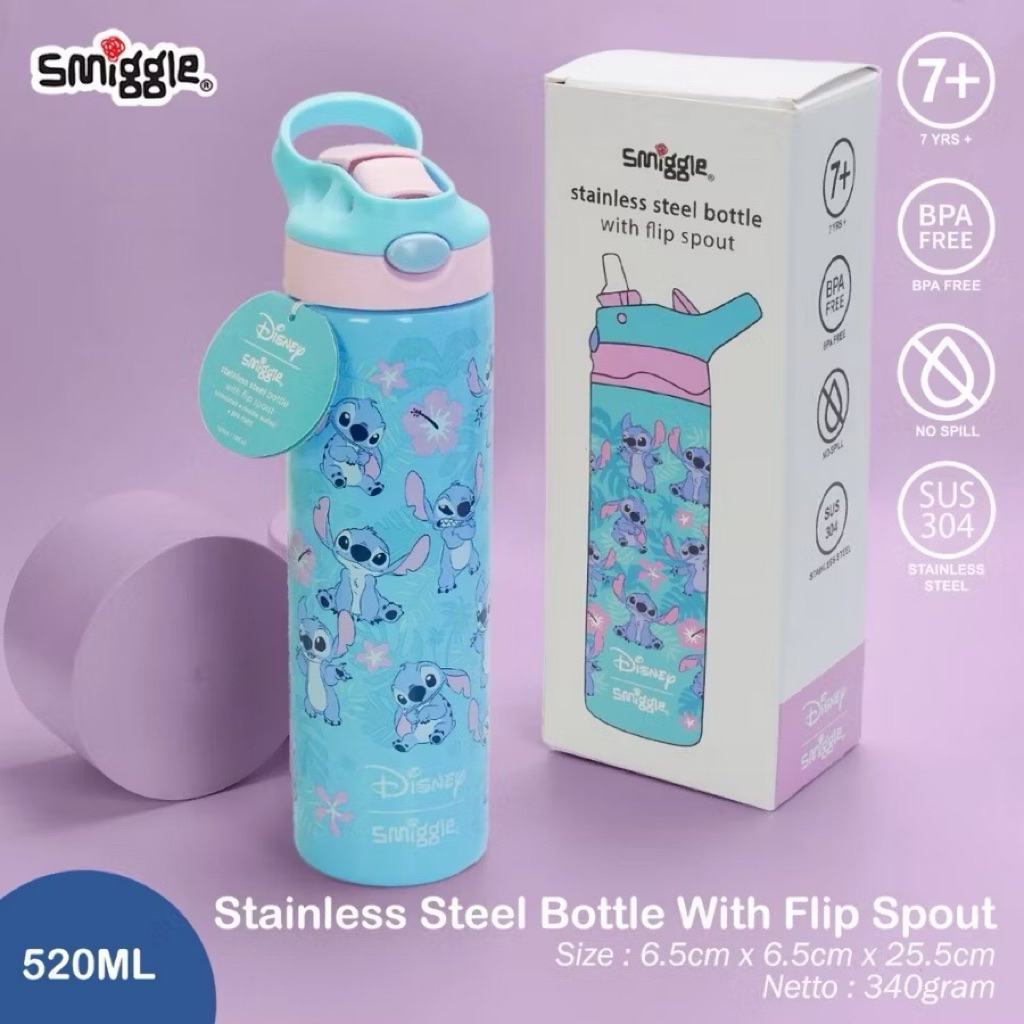 Botol Stainless Smiggle Stitch