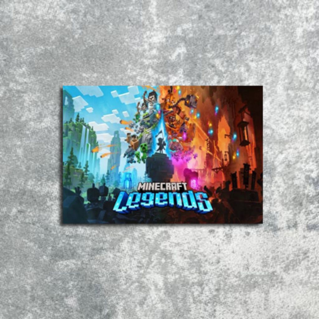 Poster Hiasan Dinding Minecraft Legends