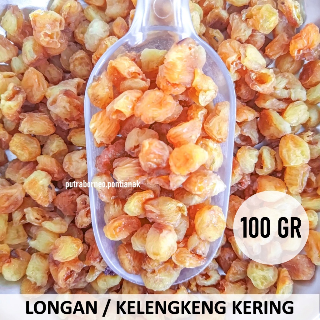 

Longan Kering 100gr / Lengkeng Kering / Dried Longan Buah Kelengkeng Kering Peach Gum Dessert