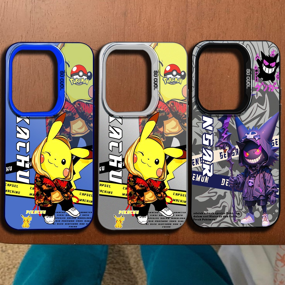 Case IMD Premium Matte Pokemon Pikachu Gengar For VIVO Y29 4G Softcase Casing Aesthetics