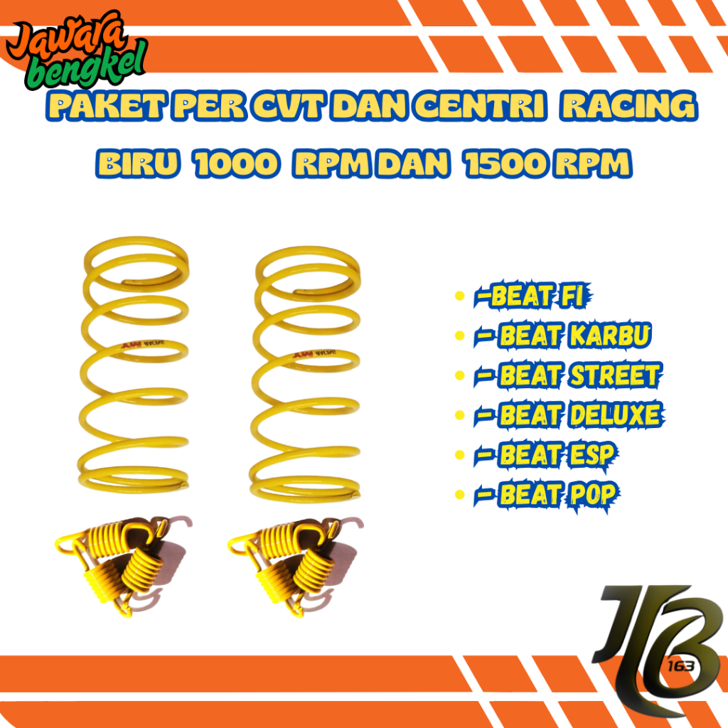 Per CVT RACING DAN PER CENTRI/PER KAMPAS GANDA 1500RPM DAN 1000RPM MOTOR MATIC BEAT KARBU BEAT FI / 