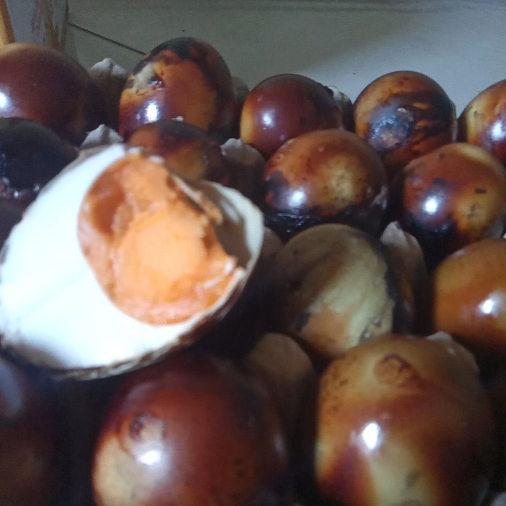 

telor asin Brebes Bakar/asap