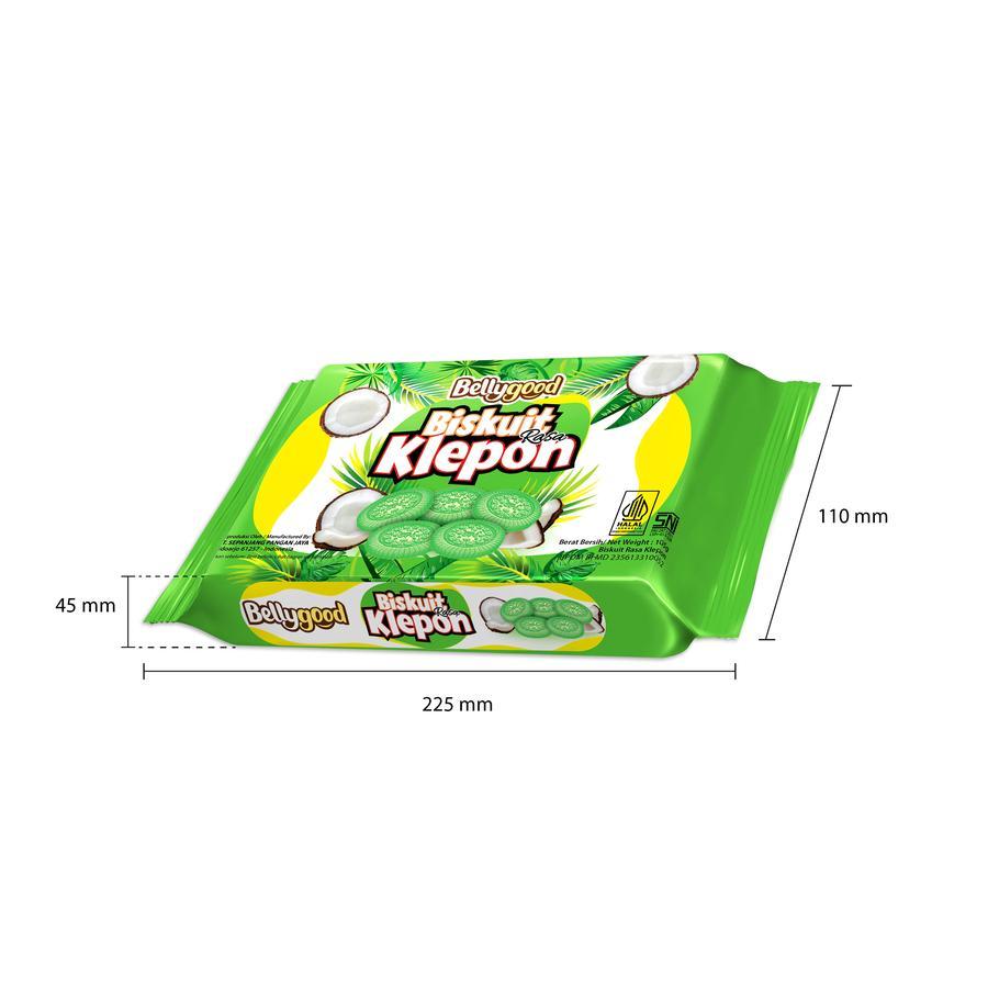 

Wafer Family Pack Bellygood Biskuit Rasa Klepon Isi 105 Gram Biskuit Sagu Manis nya Pas Klepon