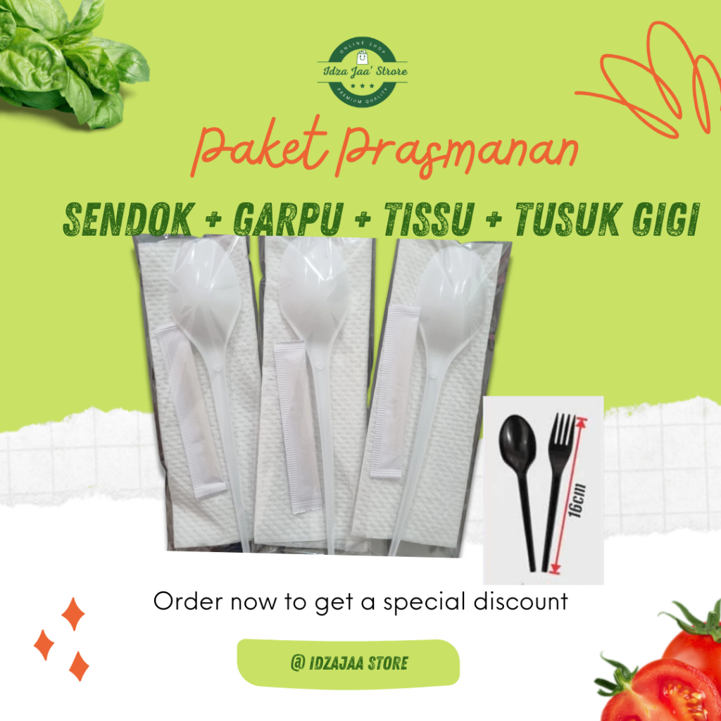 sendok garpu set Sendok Set Sendok Garpu Set Plastik Tisu Tusuk Gigi Higienis Set Sendok Garpu Plast